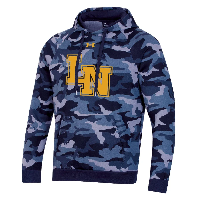 Liberty North Eagles ALL DAY NAVY CAMO Hoodie - Under Armour Hoodie with Elastic Cuffs Stretchable Comfortable