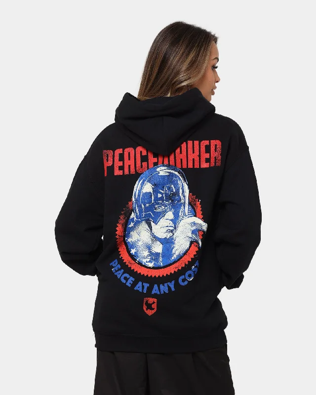 Goat Crew X Peacemaker Peace At Any Cost Hoodie Black Hoodie Jacket Zipper Layering