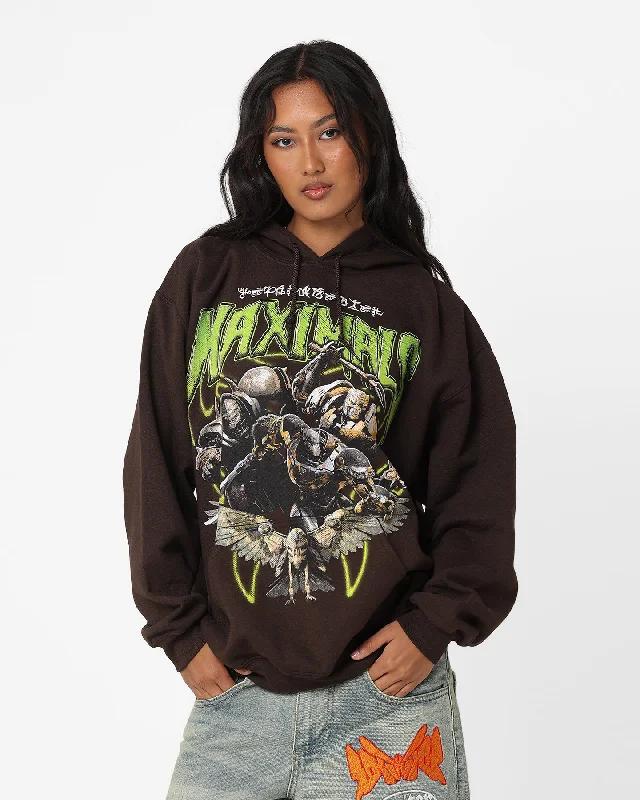 Goat Crew X Transformers Maximals Vintage Hoodie Black Wash Hoodie with Magnetic Closure Innovative Modern