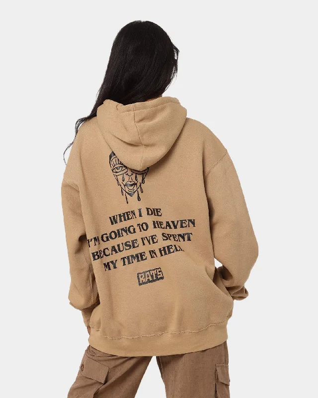 Rats Get Fat When I Die Hoodie Sand Hoodie with Embroidery Detailed Premium