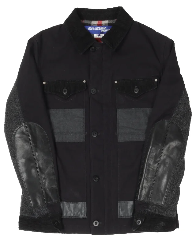 Comme des Garcons Hybrid Jacket Collared Jacket Crew Neck Jacket Turtle Neck Jacket