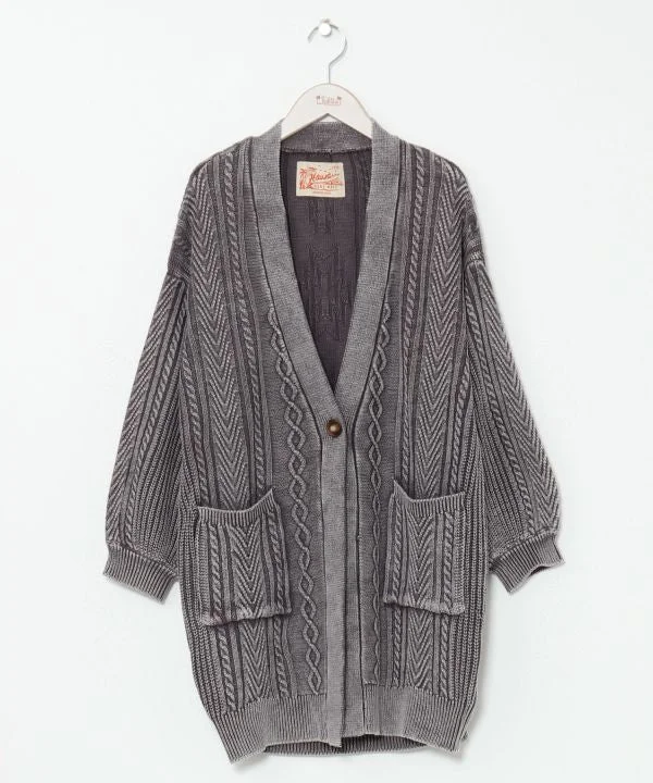 Cotton Knit Cardigan Zippered Front Buttoned Front Snap Front