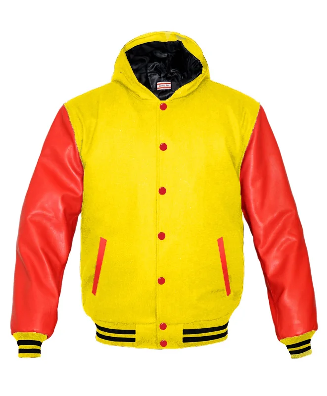 Superb Red Leather Sleeve Original American Varsity Letterman College Baseball Women Wool Jackets #RSL-BSTR-RB-H Elasticated Jacket Padded Jacket Insulated Jacket