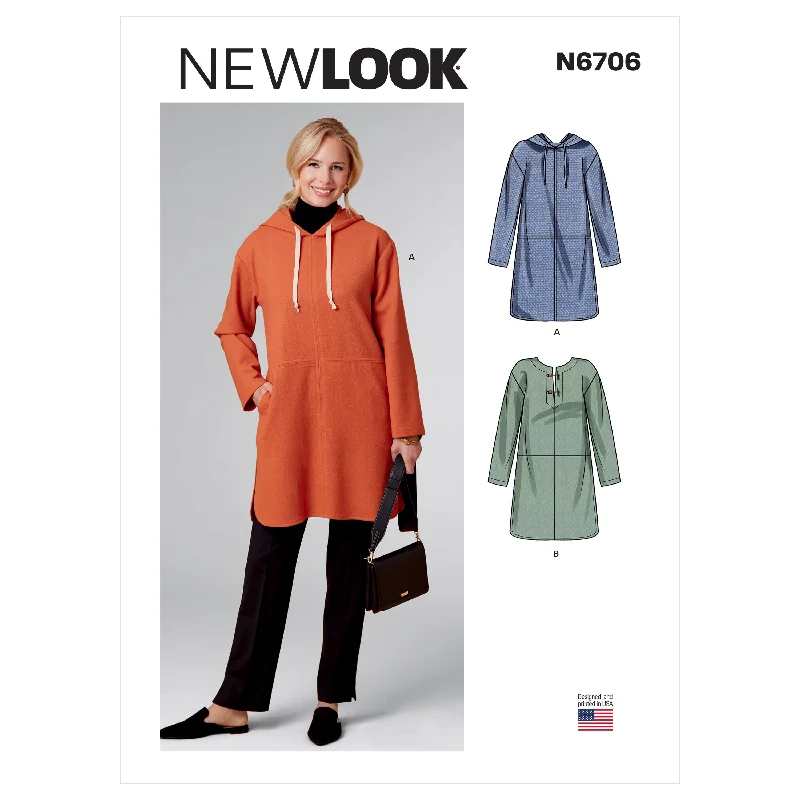 Newlook Pattern N6706 Misses' Jackets Fleece Jacket Down Jacket Parka