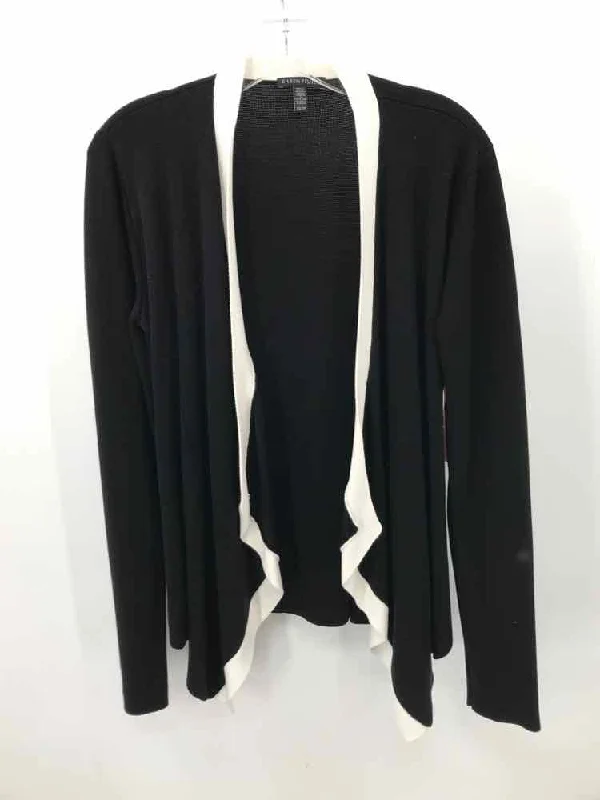 Pre-Owned Eileen Fisher Black Size XS Cardigan Asymmetrical,ymmetric Pencil Cardigan