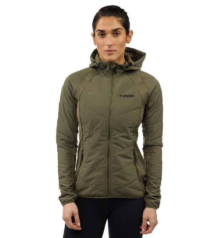 SPARTAN by CRAFT Adv Explore Hybrid Jacket - Women's Nylon Fabric Polyester Fabric Spandex Fabric