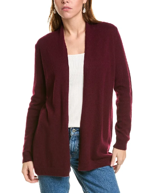 Sofiacashmere Cashmere Drape Cardigan Soft Cozy Warm