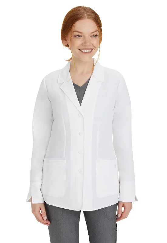 HH White Coat - Women's Felicity Lab coat Collared Pea Coat