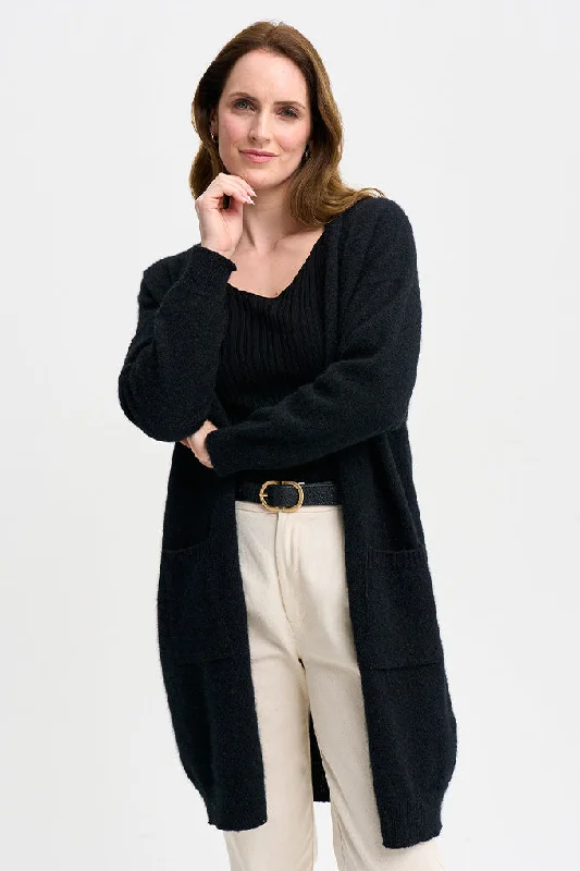 Karla Coat Cardi Puff Shoulder Coat