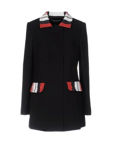 Dolce & Gabbana Women Coat Black 10 UK Lightweight Utility Jacket