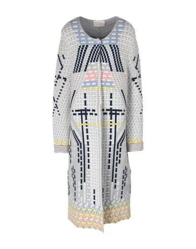 Peter Pilotto Women Coat Light grey S INT Draped Collar Cardigan