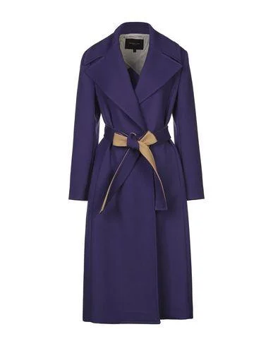 Derek Lam Women Coat Mauve 10 UK Double-Layered Poncho