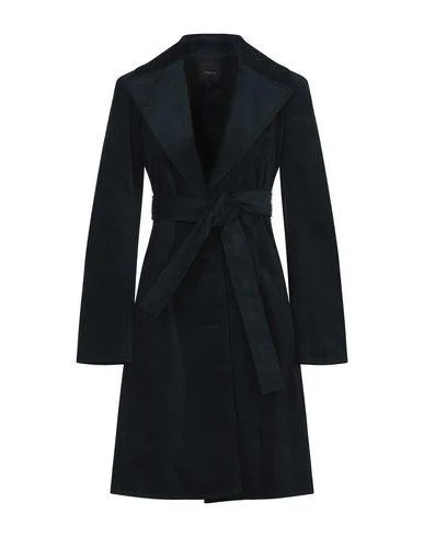 Theory Women Coat Dark green XS INT Relaxed Fit Blazer