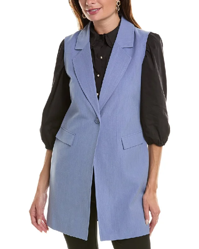 Nanette Nanette Lepore Waist Coat Belted Midi-Length Coat