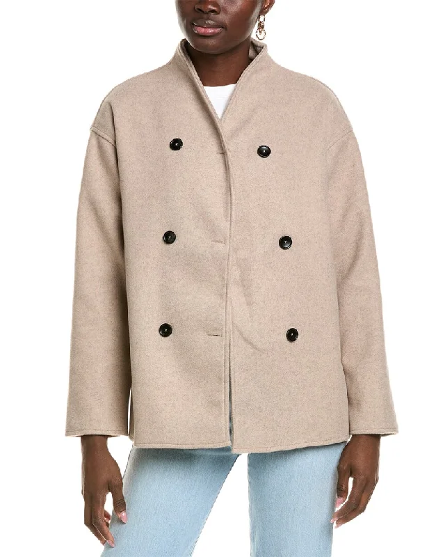 To My Lovers Coat Puff Shoulder Coat