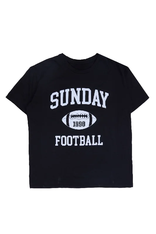 Sunday Football Graphic Relaxed Tee Lace Blend Ribbed Blend Corduroy Blend