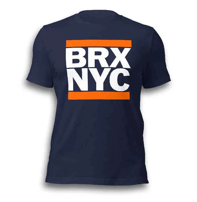 BRX NYC UNISEX T-SHIRT Solid Print Embellished