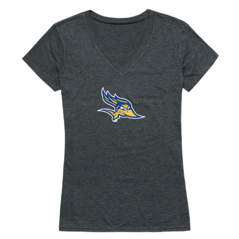 California State University Bakersfield Roadrunners Womens Cinder T-Shirt Real Fur Shearling Chenille