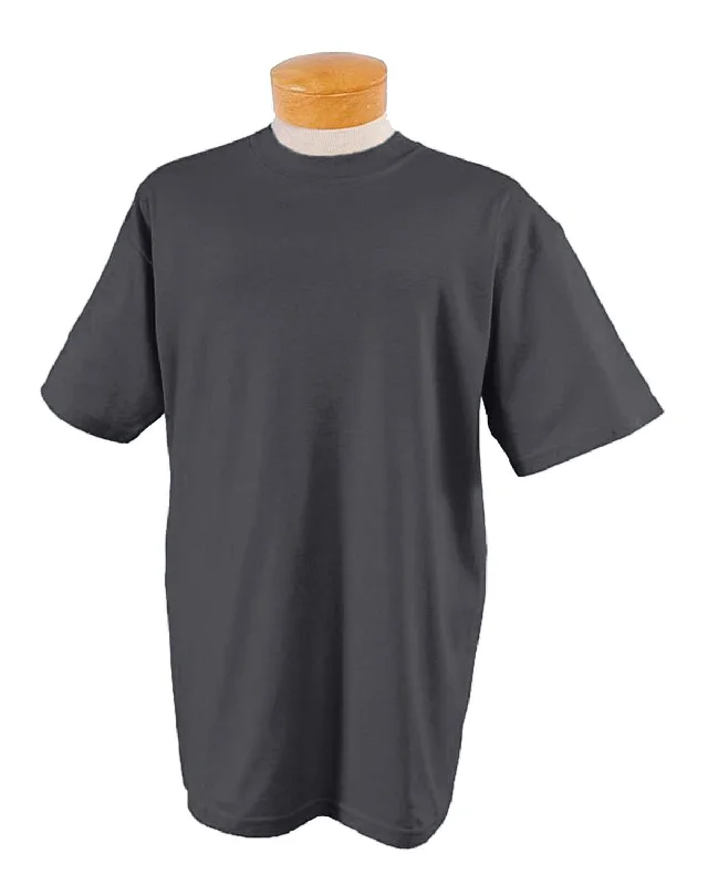 Jerzees Youth Heavyweight 50/50 T-Shirt | Charcoal Grey Wool Fabric Cashmere Fabric Tweed Fabric