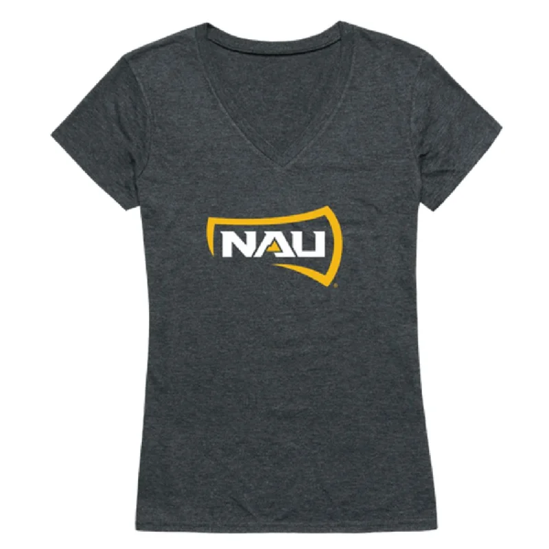 Northern Arizona University Lumberjacks Womens Cinder T-Shirt Welt Pockets Slit Pockets