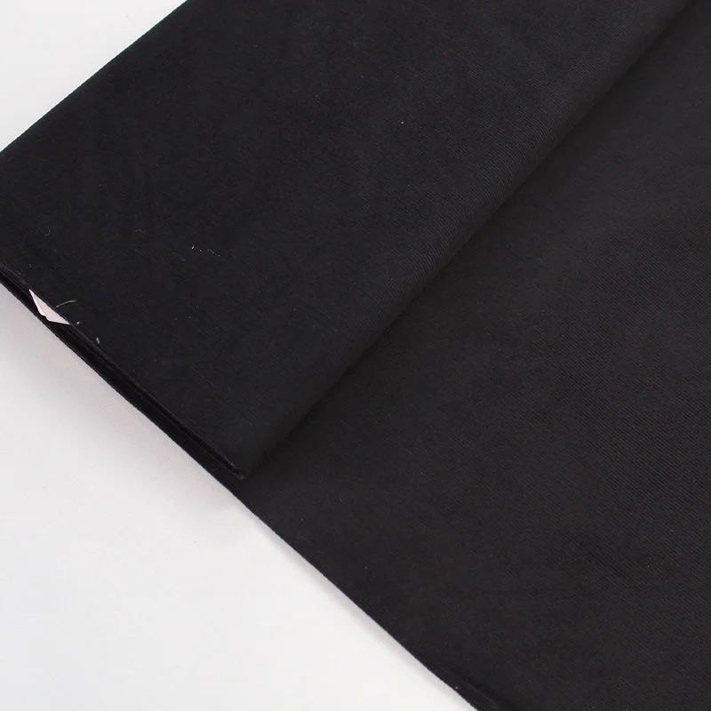 Dressmaking Cotton Needlecord  - Black Tunics Review highly