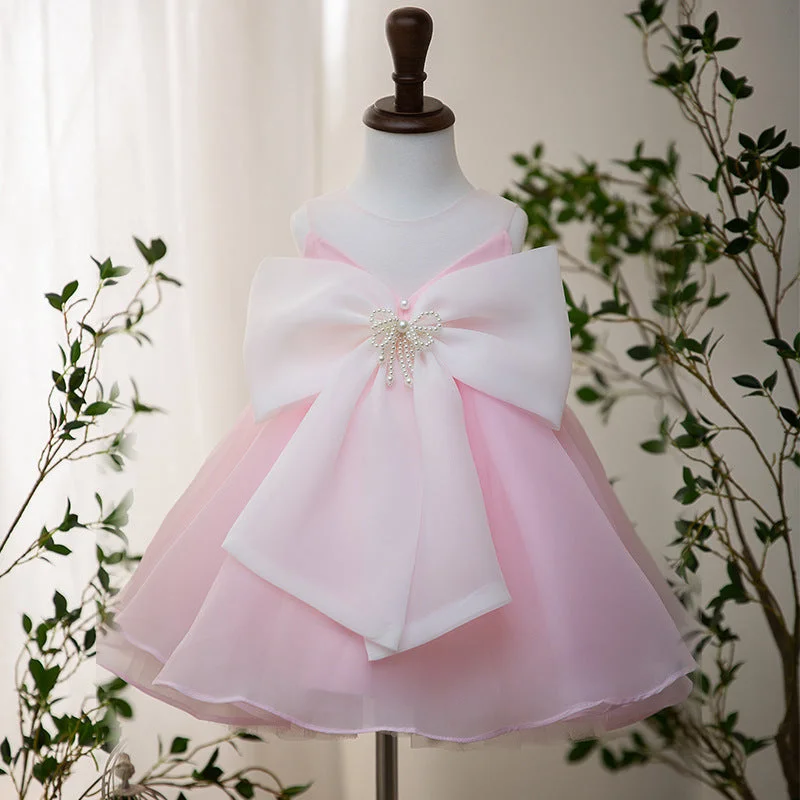 Girl Formal Dresses Baby Girl Summer Big Bow Cake Fluffy Ball Gowns Princess Dresses Tunics Occasion special